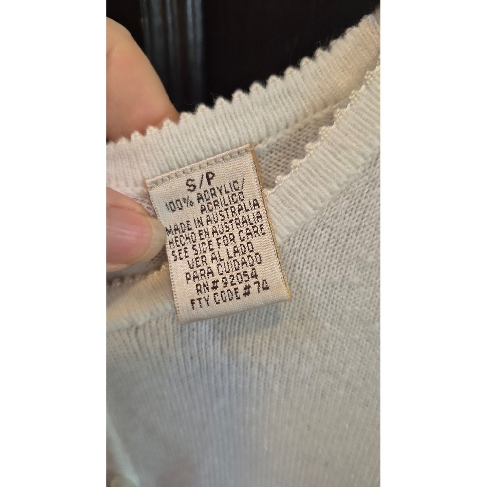 Carolyn Taylor Essentials White Button Front Card… - image 4